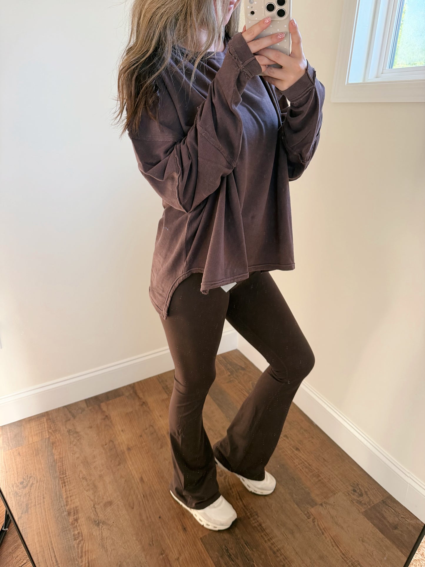 Cross Over Everyday Flares - Mocha