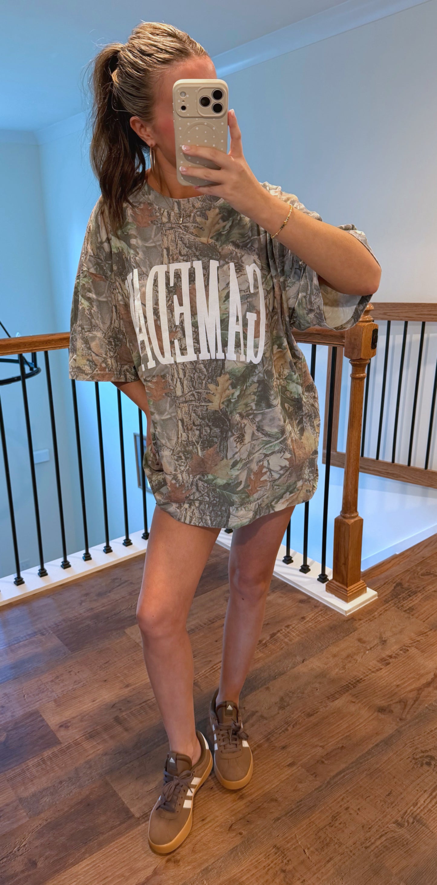 Vintage Camo Game Day Tee