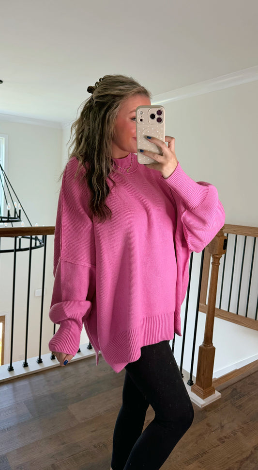 Pinky Promise Oversized Sweater