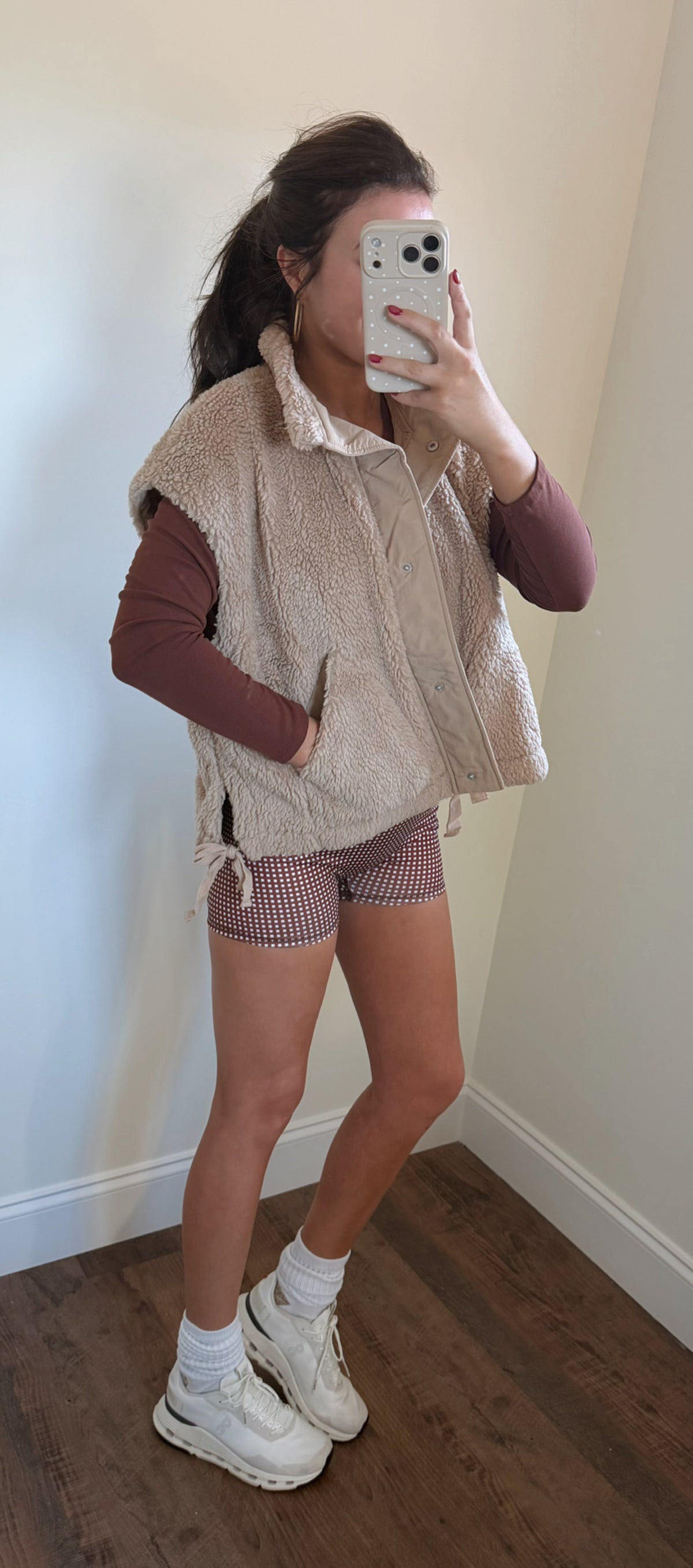Beige Sherpa Vest