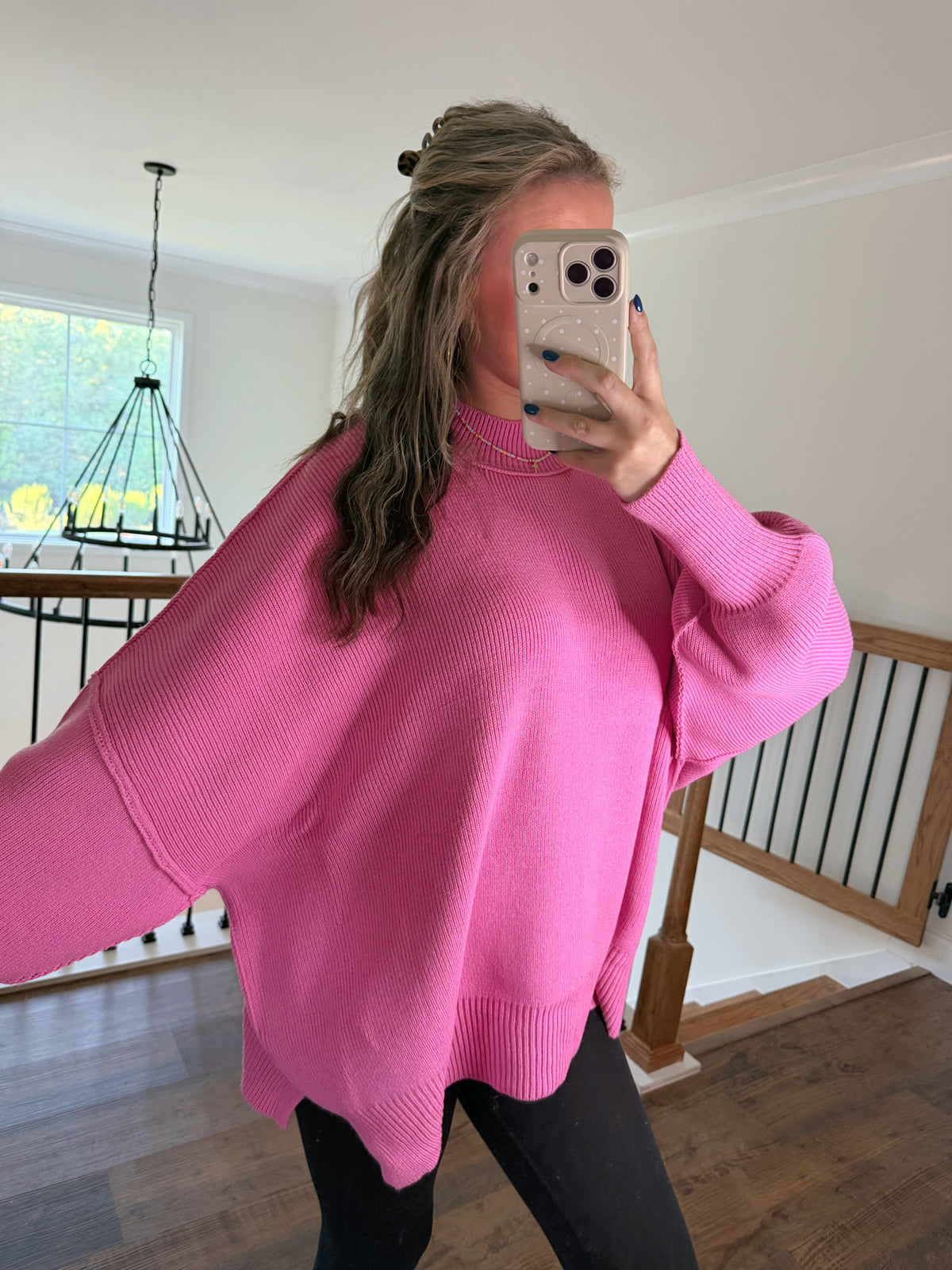 Pinky Promise Oversized Sweater