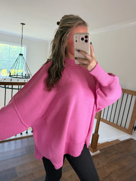 Pinky Promise Oversized Sweater