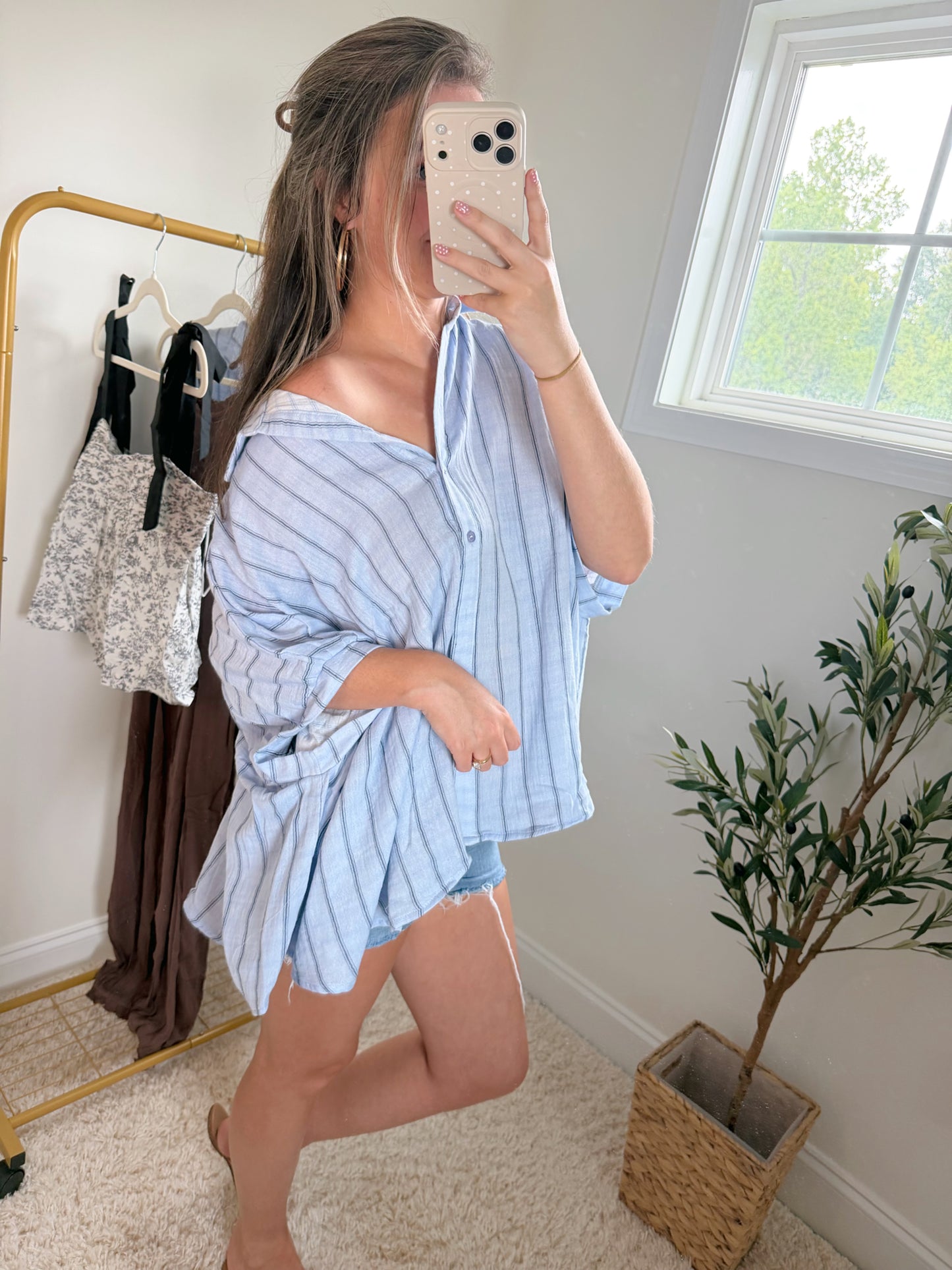 Hampton Breeze Button Top