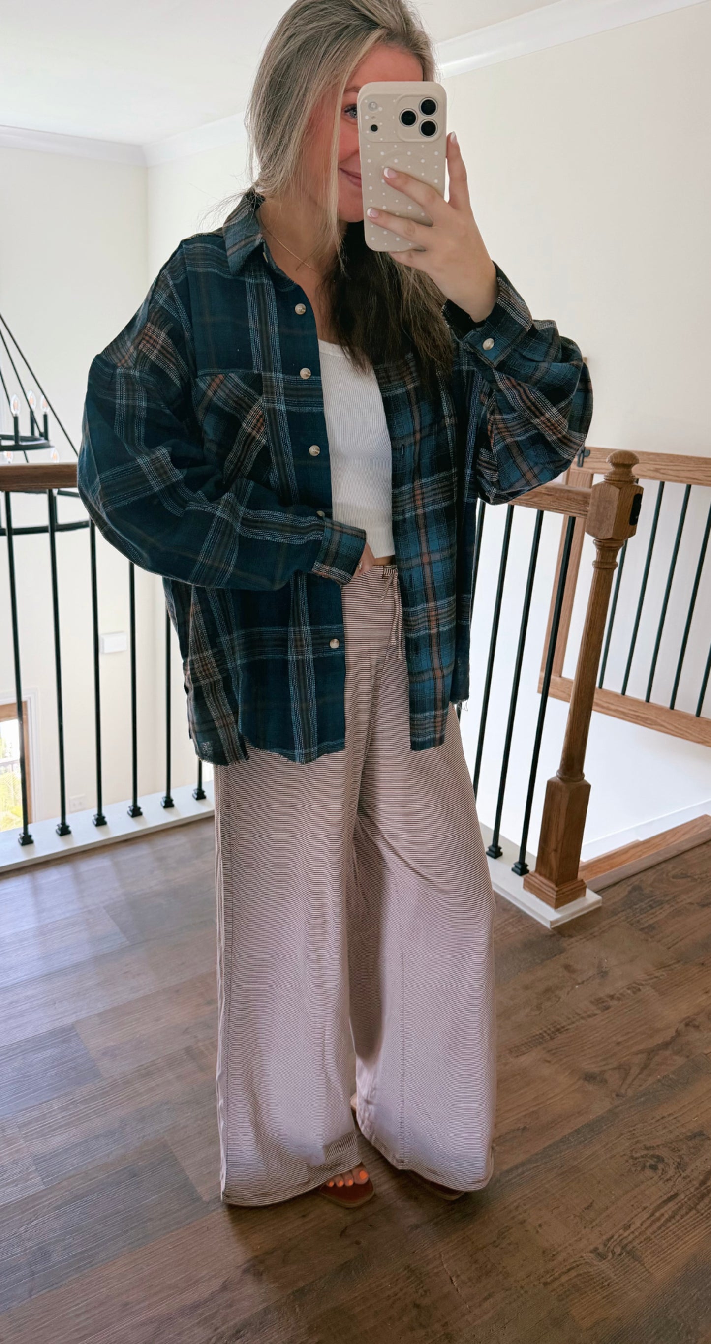 Cocoa Striped Lounge Pants