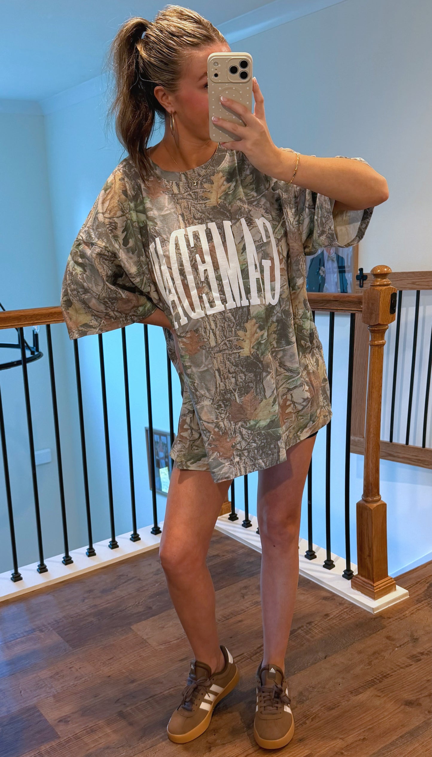 Vintage Camo Game Day Tee